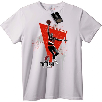 NOONEBRAND Тениска Clyde Drexler Trail Blazers - 5XL, Black