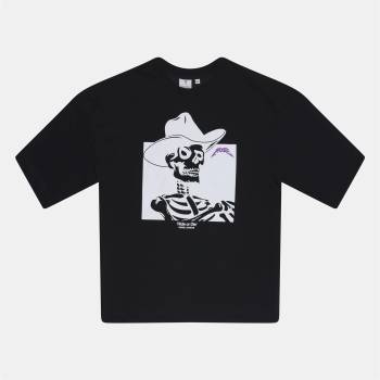 Rose London Тениска Rose London Ride Or Die T-shirt - Black