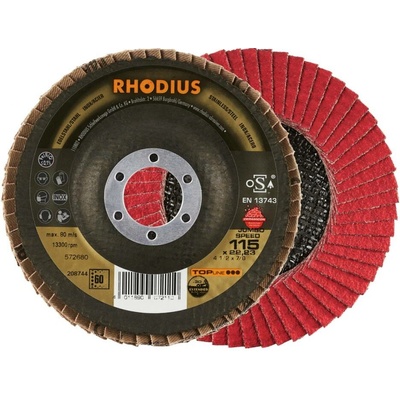 RHODIUS Lamelový brusný kotouč JUMBO SPEED EXTENDED 115 x 22,23 TOPline 208744