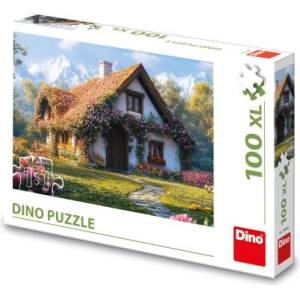 Dino Пъзел Хижа в долината 100 xl части (343603)