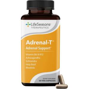 LifeSeasons Adrenal-T | with Holy Basil, Rhodiola & Ashwagandha [60 капсули]