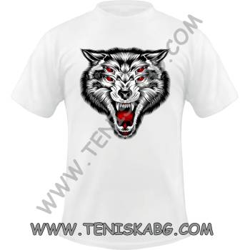 Image 1 of Fruit of the Loom Тениска - Вълк четири очи