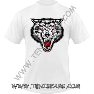 Fruit of the Loom Тениска - Вълк четири очи