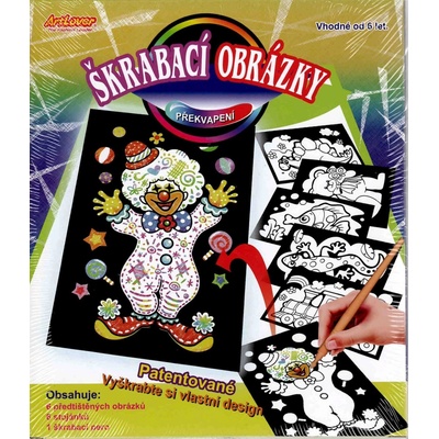 Artlover škrabací obrázky překvapení