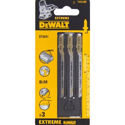 нож за трион 82 мм, чисти извити разрези в ламинати с дебелина до 15 мм (5 бр. ) DT2081 (DT2081)