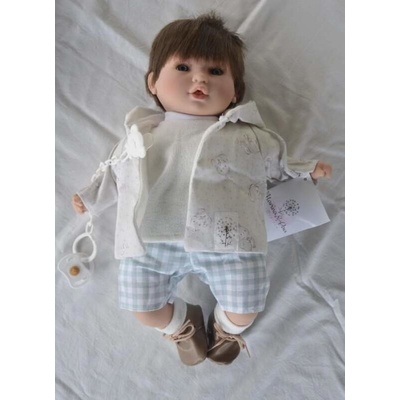 Marina & Pau Albín v kabátku se zajíčky Petite Bunny 40 cm
