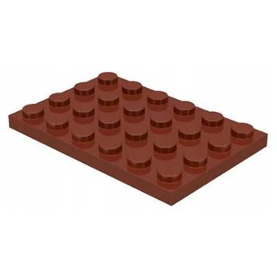 LEGO® 3032 Podložka 4x6 Hnedá