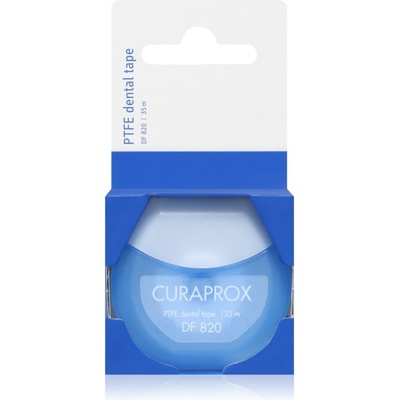 Curaprox DF 820 лента за зъби с тефлоново покритие 35 м