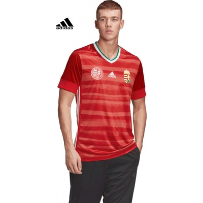 adidas Performance HFF H Jersey Y Červená Zelená Bílá