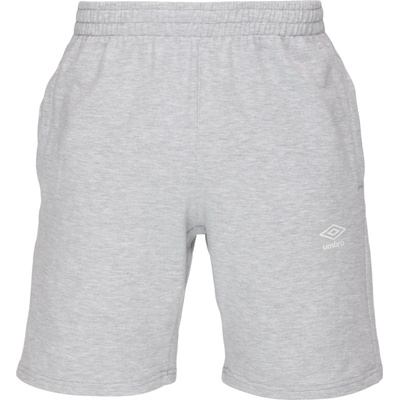 Umbro FRENCH TERRY SHORT Essentials sivá biela