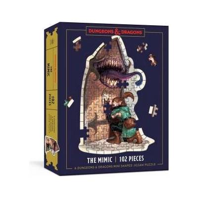 Jigsaw Dungeons & Dragons Mini Shaped The Mimic Edition 102-Piece Collectible for All Ages Official Dungeons & Dragons Licensed