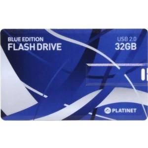 Platinet Name Card Blue Edition 32GB USB 2.0 44339 Флаш памет