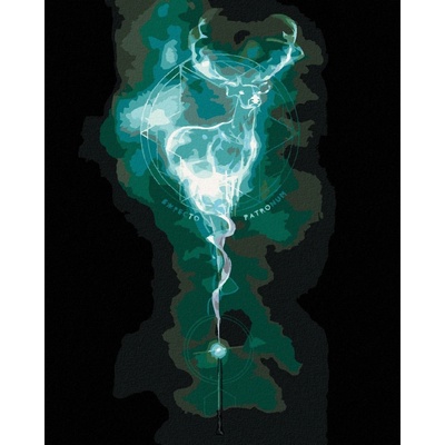 zuty Malování Podle Čísel E x pecto Patronum Jelen Harry Potter 40 x 50 Cm Plátno 8596530239604