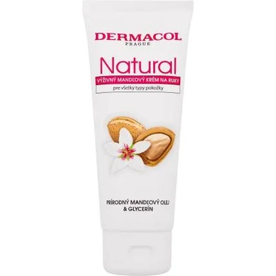 Dermacol Natural Almond подхранващ крем за ръце с бадемов екстракт 100 ml за жени