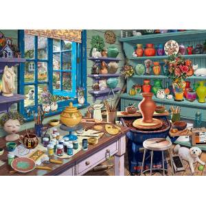 Schmidt Spiele - Puzzle Read: Artist studio - 1 000 piese