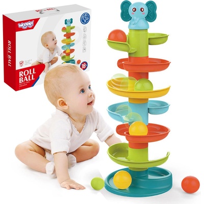 Woopie Kuličková Dráha Sada Spirála + 3 Kuličky