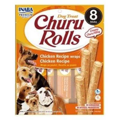 Churu Dog Rolls Chicken wraps Chicken 8x12g