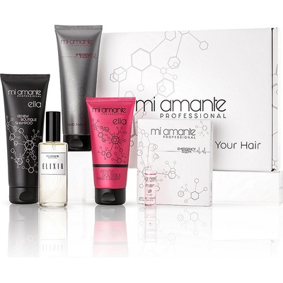 Mi Amante Комплект пълна възстановяваща терапия за коса и Elixir Mi Amante