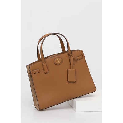 Tory Burch Кожена чанта Tory Burch Robinson Pebbled Small в кафяво 152752.202 (152752.202)