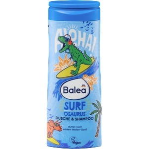 Balea Детски душ гел и шампоан 2в1 Surfоsaurus, 3+г, 300 ml (1341447)