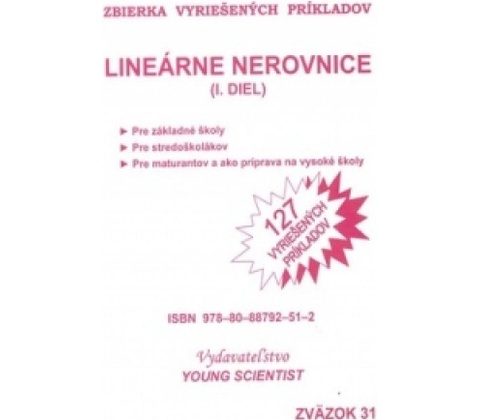 Lineárne nerovnice I.diel