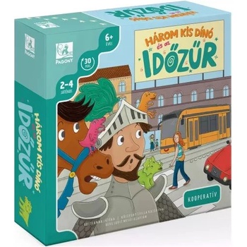 Pagony Три малки динозавърчета и настолната игра „Времеви капан - на унгарски език (5999569272582)