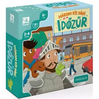 Pagony Три малки динозавърчета и настолната игра „Времеви капан - на унгарски език (5999569272582)