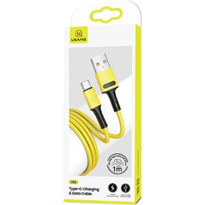USAMS Kabel U52 кабел 2A Fast Charge 1м, жълт (Usa000665)