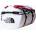 The North Face Пътна чанта The North Face Base Camp Duffel S 50 l white/black/elevation red
