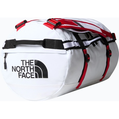 The North Face Пътна чанта The North Face Base Camp Duffel S 50 l white/black/elevation red