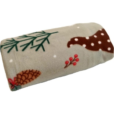 TiaHome Deka Fleece Vánoční Skřítek 150x200