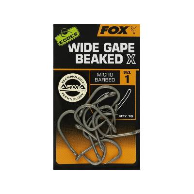 Fox Edges Wide Gape Beaked X Hooks vel.1 10ks