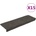 vidaXL Изтривалки за стълби, самозалепващи се, 15 бр. , 65x21x4 см, антрацит, правоъгълен кант