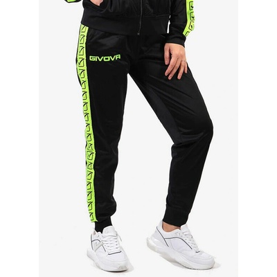 Pantalone Tricot Band fluo žltá-čierna