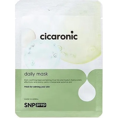 SNP Шийт маска с азиатска центела азиатика SNP Prep Cicaronic Mask