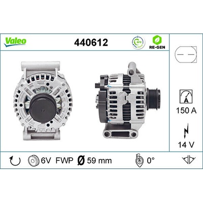 Alternátor VALEO 440612