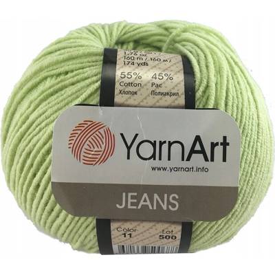 Priadza YarnArt Jeans 50g 160m 11 pistáciová