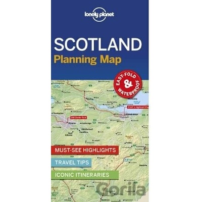Lonely Planet Scotland Planning Map Lonely PlanetSheet map folded