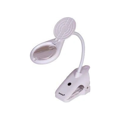 Levenhuk Лупа Levenhuk Zeno Desk D15, Увеличение 2, 5/6x. Диаметър 90/21 mm, Светодиодна лампа, levenhuk-74103