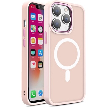 HQWear Кейс HQWear Color Matte за iPhone 15 Pro, съвместим с MagSafe, розов (KXG0072511)