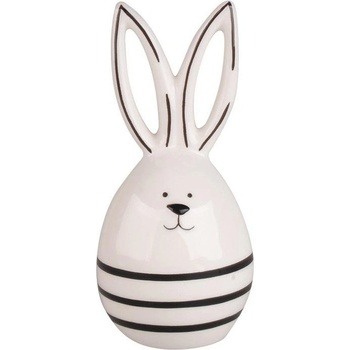 Zajac z keramiky na postavenie 6,5 x 14 cm