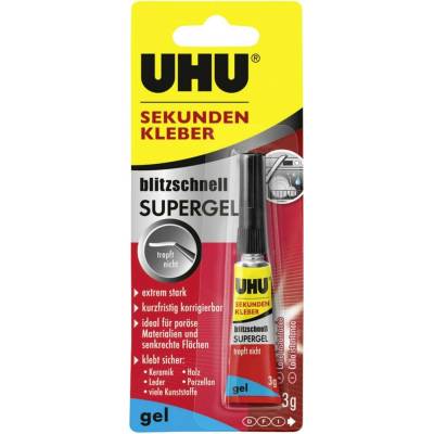 UHU blitzschnell Supergel viacúčelové lepidlo 48790 3 g