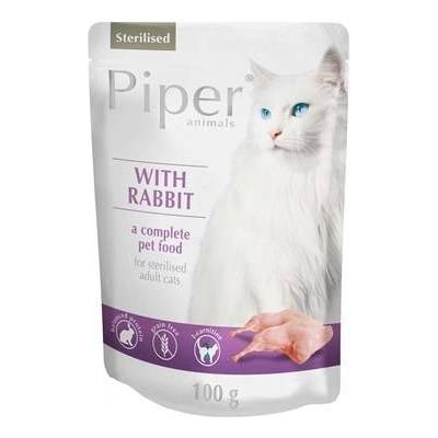 Piper pro sterilizované kočky s králíkem 12 x 100 g