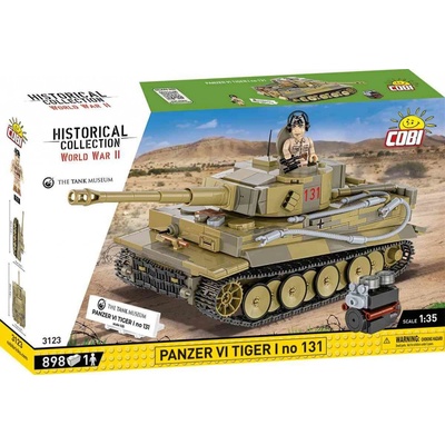 COBI 3123 II WW Tiger no 131, 1:35, 869k, 1 f