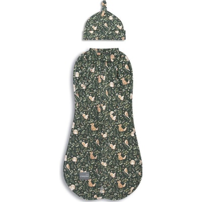 Sleepee Zavinovačka Second Step Swaddle s čepičkou Green Forest