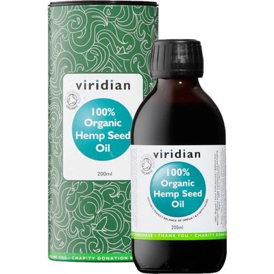 Viridian Hemp Seed Oil Organic 200 ml