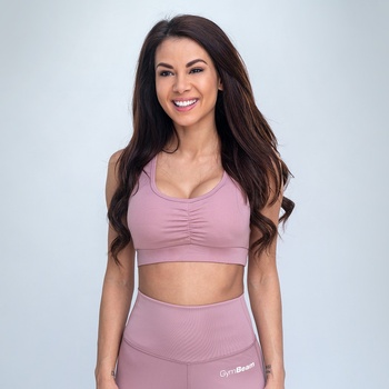 GymBeam Спортно бюстие Fave Dusty Rose XS