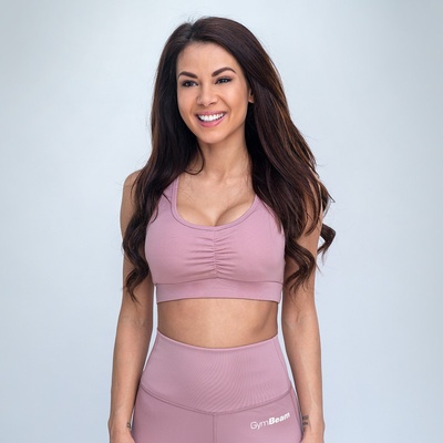 GymBeam Спортно бюстие Fave Dusty Rose XS