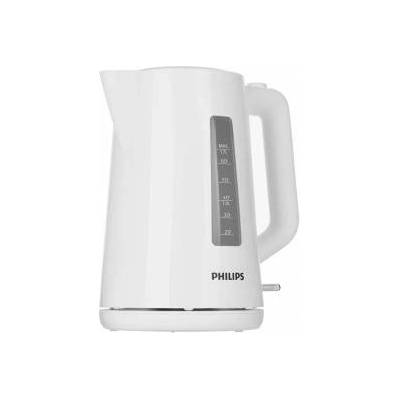 Philips Електрическа кана Philips HD9318/00, 1.7 л, Пластмаса, Светлинен индикатор, Бял