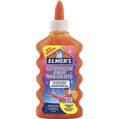 Elmer's Třpytivé lepidlo 177ml oranžové